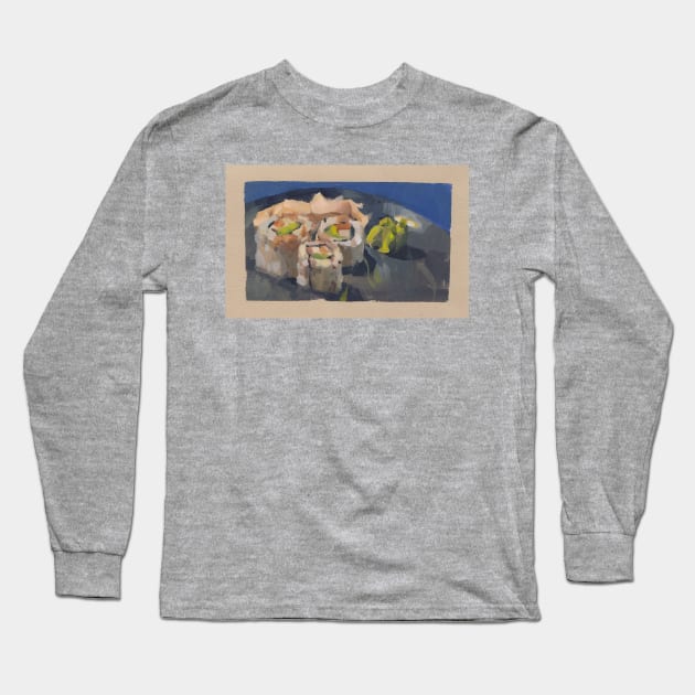 Sushi Long Sleeve T-Shirt by TheMainloop